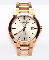 Burberry The City White Dial Rose Gold Steel Strap Watch for Women - BU9004 Buy Now By Burberry