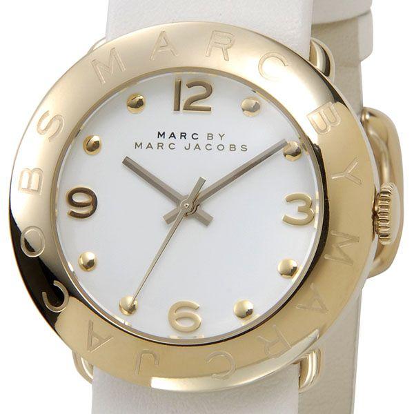 Marc Jacobs Amy White Dial White Leather Strap Watch for Women - MBM1150 Buy Now By Marc Jacobs