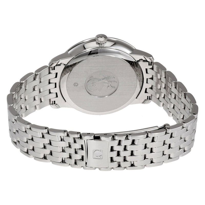 Shop Omega De Ville Prestige Co-Axial Rhodium Silver Dial Silver Steel Strap Watch for Men - 424.10.40.20.02.001 in USA