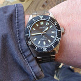 Seiko Prospex 1965 Modern Re Interpretation Automatic Black Dial Silver Steel Strap Watch For Men - SPB143J1