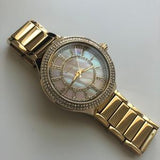 Michael Kors Kerry Mother of Pearl Dial Gold Steel Strap Watch for Women - MK3396 Buy Now By Michael Kors