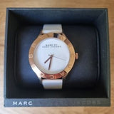 Marc Jacobs Blade White Dial White Leather Strap Watch for Women - MBM1201 Buy Now By Marc Jacobs
