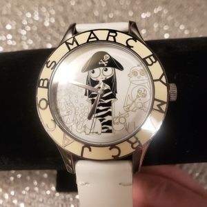 Marc Jacobs Miss Marc Pirate White Dial White Leather Strap Watch for Women - MBM1146 Buy Now By Marc Jacobs