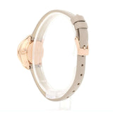Shop Swarovski Crystal Flower Grey Dial Grey Leather Strap Watch for for Women - 5552424 in USA