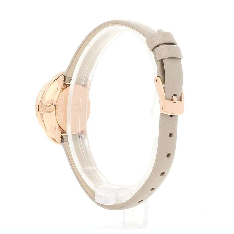 Shop Swarovski Crystal Flower Grey Dial Grey Leather Strap Watch for for Women - 5552424 in USA