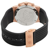 Shop Salvatore Ferragamo Sapphire Chrono Black Dial Black Rubber Strap Watch for Men - SFME00721 in USA
