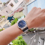 Salvatore Ferragamo F-80 Classic Blue Dial Blue Leather Strap Watch for Men - SFDT00319 Buy Now By Salvatore Ferragamo
