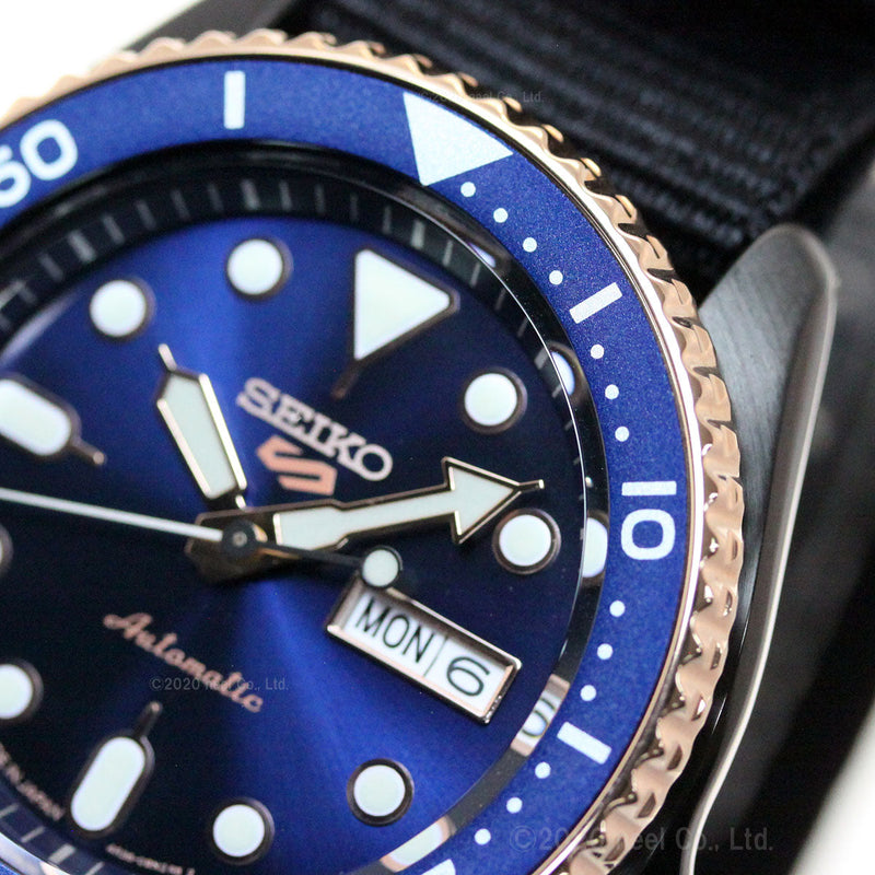 Seiko 5 Sports Automatic Blue Dial Black NATO Strap Watch for Men - SBSA098 Buy Now By Seiko