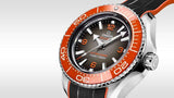 Shop Omega Seamaster Planet Ocean 6000M Co Axial Master Chronograph Black Dial Black Rubber Strap Watch for Men - 21532462106001 in USA
