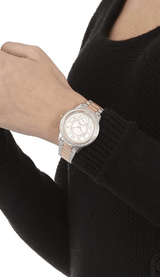 Michael Kors Madelyn Silver Dial Two Tone Steel Strap Watch for Women - MK6288 Buy Now By Michael Kors