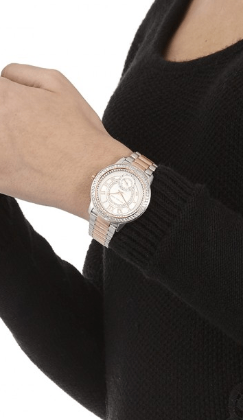 Michael Kors Madelyn Silver Dial Two Tone Steel Strap Watch for Women - MK6288 Buy Now By Michael Kors