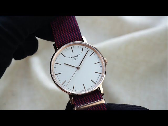 Tissot T Classic Everytime Medium White Dial Two Tone NATO Strap Watch for Men - T109.410.38.031.00 Buy Now By Tissot