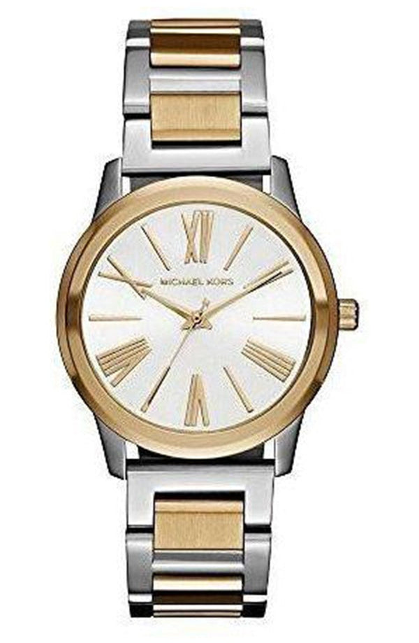 Michael Kors Hartman Quartz White Dial Two Tone Steel Strap Watch For Women - MK3521 Buy Now By Michael Kors