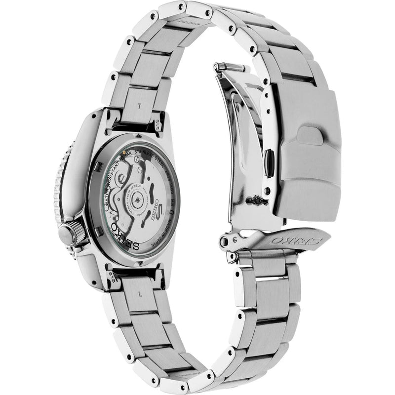Seiko 5 Sports SKX Automatic Cream Dial Silver Steel Strap Watch For Men - SRPK31K1 Buy Now By Seiko