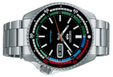 Seiko 5 Sports SKX Series Regatta Timer Retro Blue Dial Silver Steel Strap Watch For Men - SRPK13K1 Buy Now By Seiko