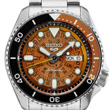 Seiko 5 Sports Sonar Special Edition Brown Dial Silver Steel Strap Watch For Men - SRPJ47K1 Buy Now By Seiko
