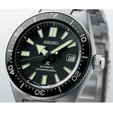 Shop Seiko Prospex Automatic Diver Black Dial Silver Steel Strap Watch For Men - SPB051J1 in USA