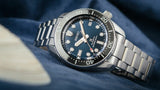 Shop Seiko Prospex Sea Automatic Diver Green Dial Silver Steel Strap Watch For Men - SPB187J1 in USA