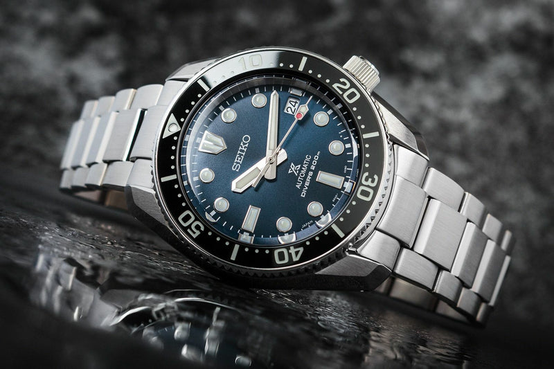 Shop Seiko Prospex Sea Automatic Diver Green Dial Silver Steel Strap Watch For Men - SPB187J1 in USA