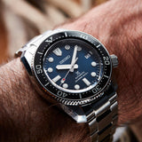 Shop Seiko Prospex Sea Automatic Diver Green Dial Silver Steel Strap Watch For Men - SPB187J1 in USA
