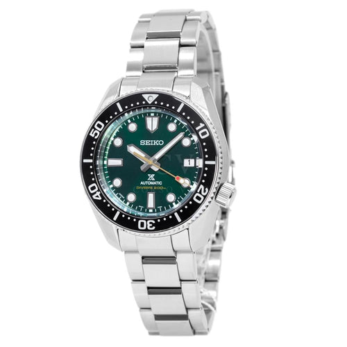 Shop Seiko Prospex 140th Anniversary Limited Divers Green Dial Silver Steel Strap Watch For Men - SPB207J1 in USA
