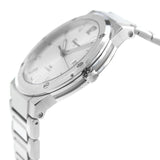 Shop Salvatore Ferragamo F-80 Classic Silver Dial Silver Steel Strap Watch for Men - SFDT02223 in USA