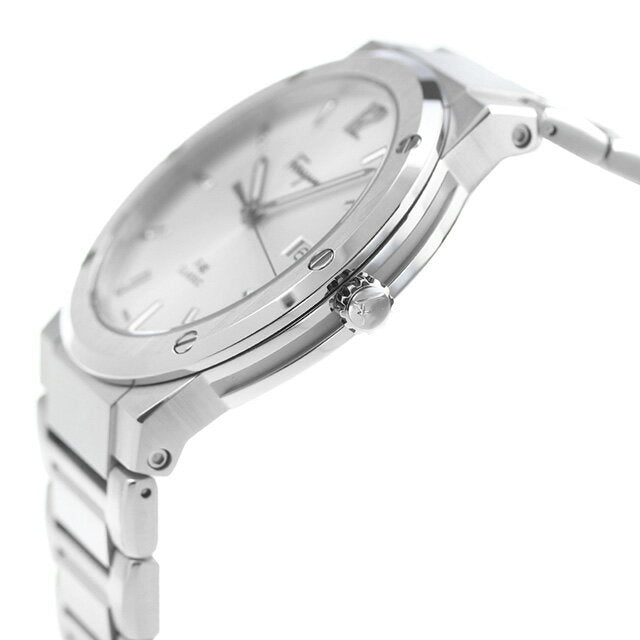 Shop Salvatore Ferragamo F-80 Classic Silver Dial Silver Steel Strap Watch for Men - SFDT02223 in USA