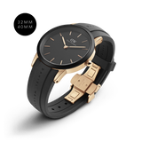 Daniel Wellington Iconic Motion Black Dial Rubber Strap Watch For Women - DW00100426 Buy Now By Daniel Wellington