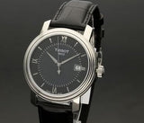 Tissot T Classic Bridgeport Black Dial Black Leather Strap Watch For Women - T097.010.16.058.00 Buy Now By Tissot