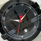 Maserati Potenza Black Dial Black Leather Strap Watch For Men - R8851108001 Buy Now By Maserati