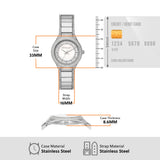 Michael Kors Sylvia Mother of Pearl Dial Silver Steel Strap Watch For Women - MK4657 Buy Now By Michael Kors