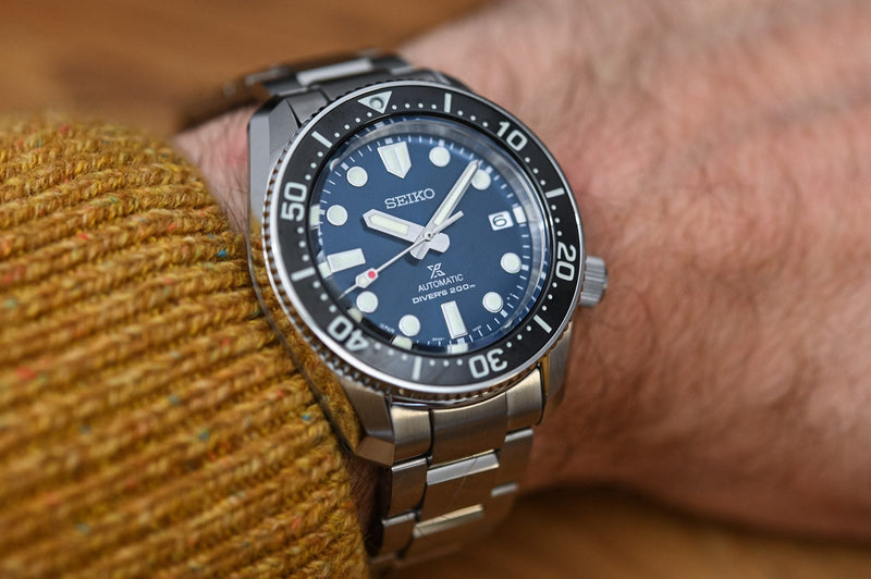 Shop Seiko Prospex Sea Automatic Diver Green Dial Silver Steel Strap Watch For Men - SPB187J1 in USA