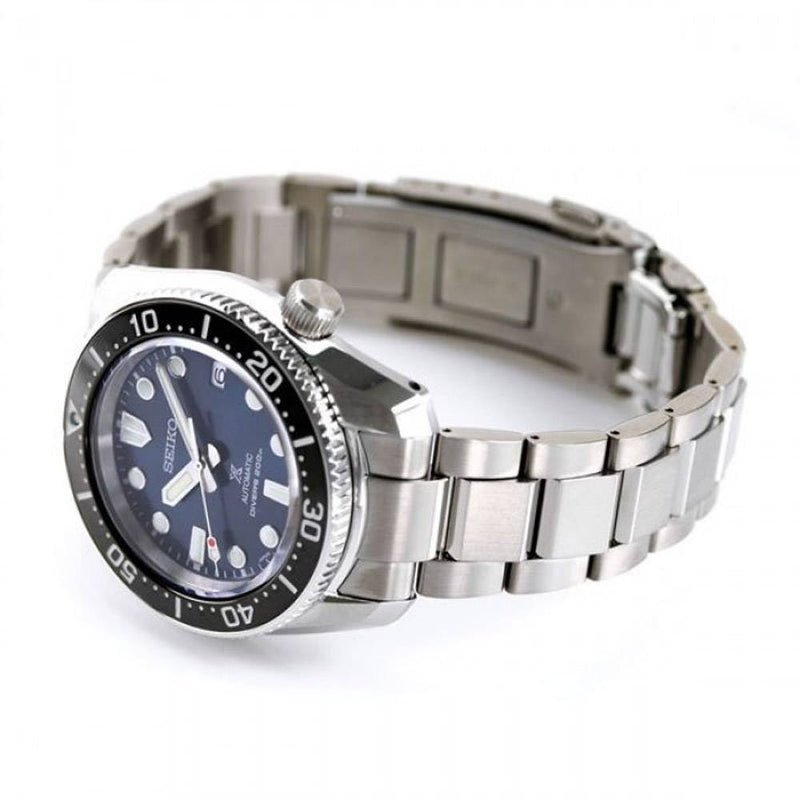 Shop Seiko Prospex Sea Automatic Diver Green Dial Silver Steel Strap Watch For Men - SPB187J1 in USA