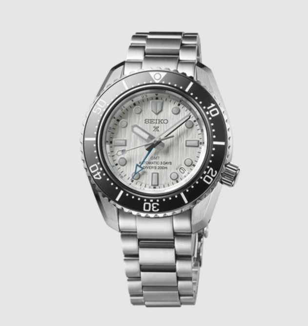 Shop Seiko Prospex Sea Arctic Ocean GMT Limited Edition Silver Dial Silver Steel Strap Watch For Men - SPB439J1 in USA