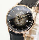 Mido Commander Automatic Black Dial Black Leather Strap Watch For Men - M021.407.36.411.00 Buy Now By Mido