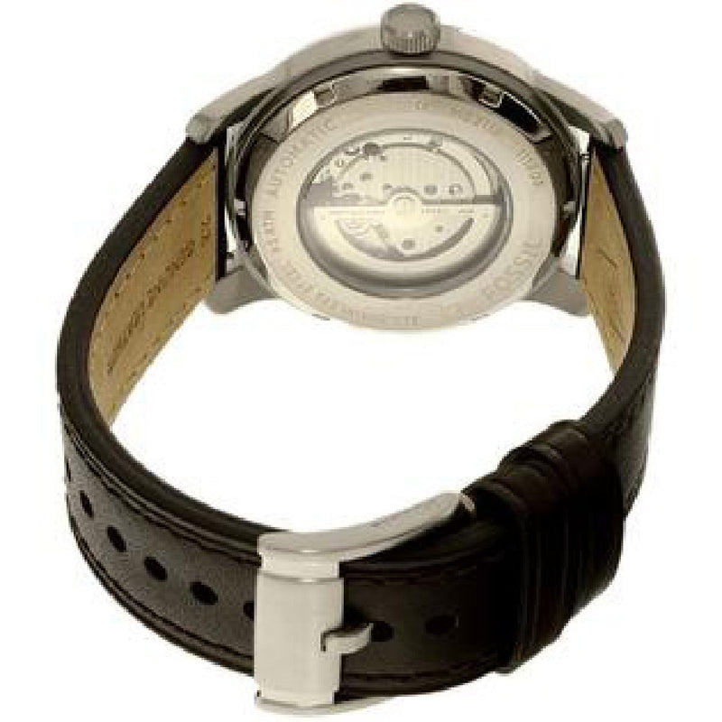 Fossil Pilot 54 Automatic Cream Dial Brown Leather Strap Watch for Men - ME3119 Buy Now By Fossil