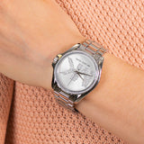 Michael Kors Bradshaw Quartz Silver Dial Silver Steel Strap Watch For Women - MK6554 Buy Now By Michael Kors