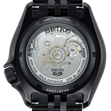 Seiko Automatic SKX GMT Yuto Horigome Limited Edition Black Dial Black Steel Strap Watch For Men - SSK027K1