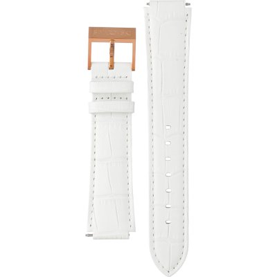 Swarovski Era Journey Silver Dial White Leather Strap Watch for Women - 5295346 Buy Now By Swarovski