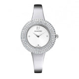 Shop Swarovski Crystal Rose Silver Dial Silver Steel Strap Watch for Women - 5483853 in USA