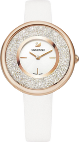 Swarovski Crystalline Pure White Dial White Leather Strap Watch for Women - 5376083 Buy Now By Swarovski