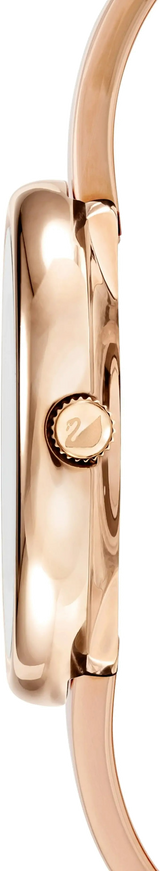 Swarovski Crystalline Pure Black Dial Rose Gold Steel Strap Watch for Women - 5295334 Buy Now By Swarovski