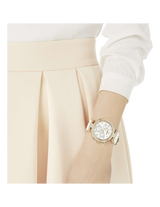 Swarovski Era Journey Silver Dial White Leather Strap Watch for Women - 5295369 Buy Now By Swarovski