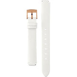 Shop Swarovski Lovely Crystals Mother of Pearl Dial White Leather Strap Watch for Women - 5242904 in USA