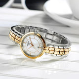 Tissot T Lady Flamingo Mother of Pearl White Dial Two Tone Steel Strap Watch For Women - T094.210.22.111.00 Buy Now By Tissot