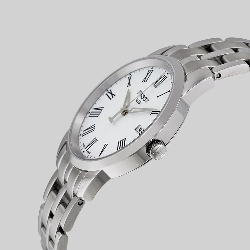 Tissot T Classic Dream White Dial Silver Steel Strap Watch for Men - T033.410.11.013.01 Buy Now By Tissot