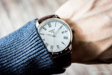 Tissot T Classic Dream White Dial Brown Leather Strap Watch for Men - T033.410.16.013.01 Buy Now By Tissot