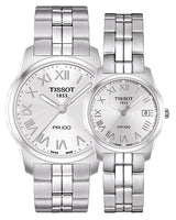 Tissot T Classic PR100 Silver Dial Silver Steel Strap Watch For Women - T049.210.11.033.00 Buy Now By Tissot