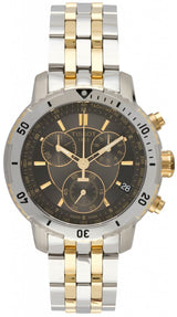 Tissot T Sport PRS 200 Chronograph Black Dial Two Tone Steel Strap Watch For Men - T067.417.22.051.00 Buy Now By Tissot
