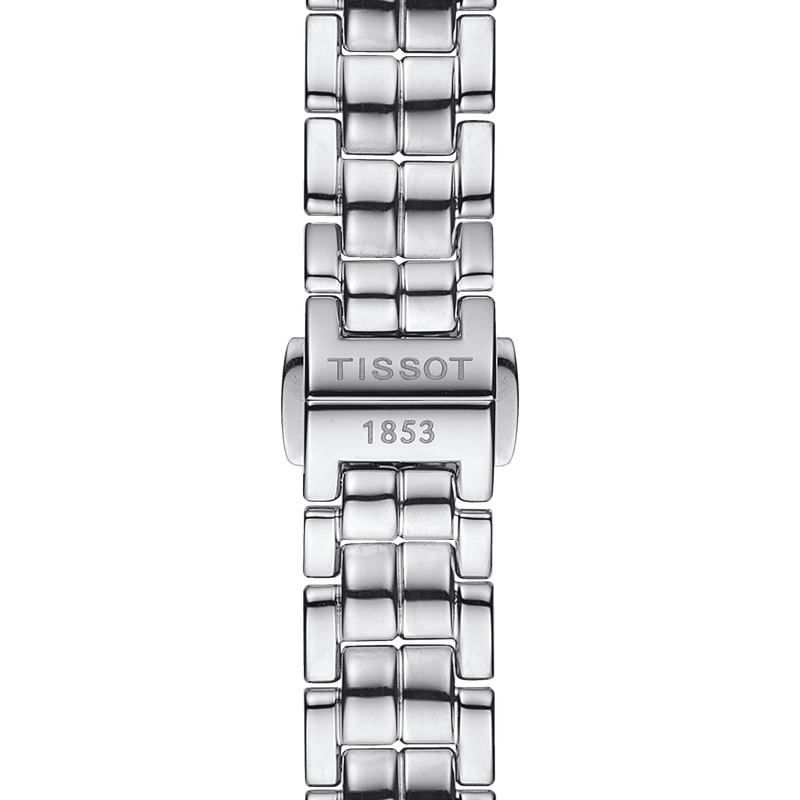 Tissot T Lady Flamingo Mother of Pearl Blue Dial Silver Steel Strap Watch For Women - T094.210.11.121.00 Buy Now By Tissot